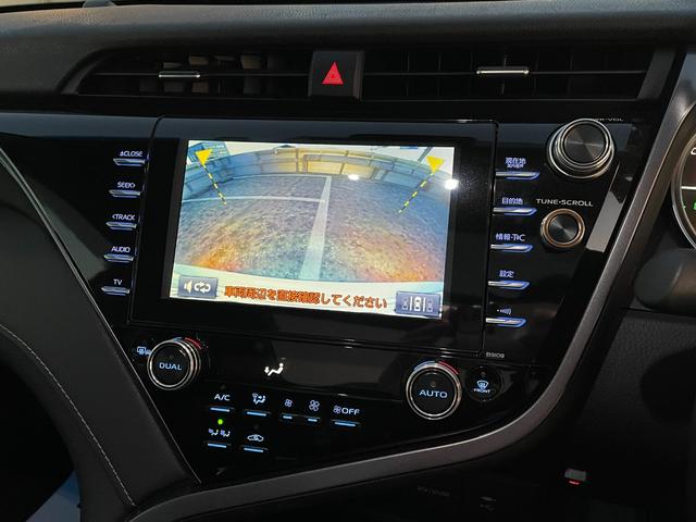 カムリ WSレザーパッケージ サンルーフ BBS19インチ ブリッツ車高調 ヘッドアップディスプレイ レザーパワーシート シートヒーター LEDヘッドライト LEDフォグライト スマートキープッシュスタート SDナビ・フルセグTV(32枚目)