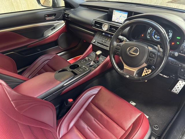 RC RC300h Fスポーツ サンルーフ 純正ナビ フルセグ バックカメラ Silk Blazeリップスポイラー リアディフューザーレザーシート 純正AW ドラレコ ETC LEDヘッドライト ステアリングヒーター BSM(4枚目)