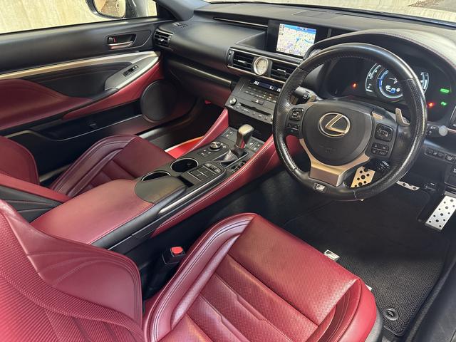 RC RC300h Fスポーツ サンルーフ 純正ナビ フルセグ バックカメラ Silk Blazeリップスポイラー リアディフューザーレザーシート 純正AW ドラレコ ETC LEDヘッドライト ステアリングヒーター BSM(23枚目)