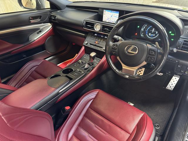 RC RC300h Fスポーツ サンルーフ 純正ナビ フルセグ バックカメラ Silk Blazeリップスポイラー リアディフューザーレザーシート 純正AW ドラレコ ETC LEDヘッドライト ステアリングヒーター BSM(39枚目)