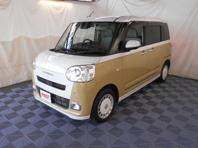 ムーヴキャンバス LEDライト 両側パワースライド シートヒーター ナビ フルセグTV BTオーディオ バックカメラ 前後ドラレコ ETC スマートキー2個(4枚目)