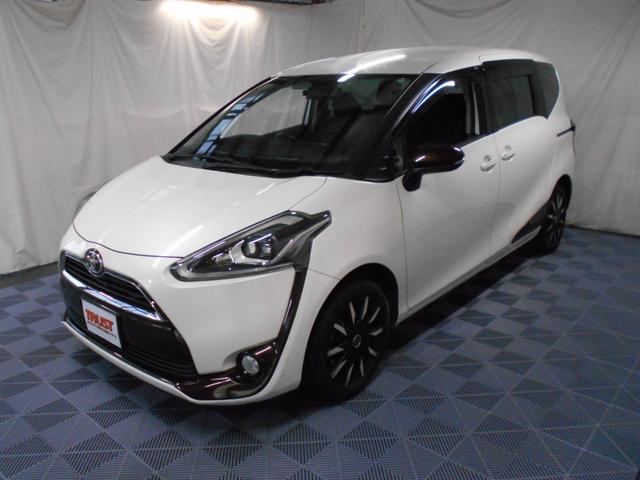 シエンタ G フリップダウンモニター 前後ドラレコ 両側パワースライド LEDライト フォグランプ ナビ TV BTオーディオ バックカメラ ETC スマートキー2個(4枚目)