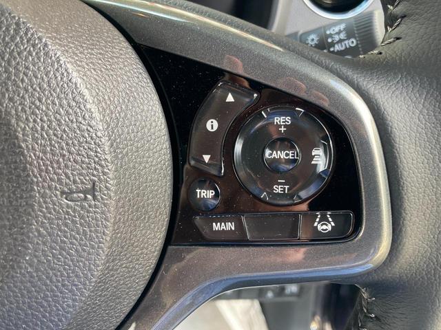 高速道路で便利なクルーズコントロール機能が付いていますよ。速度を設定するとアクセルを踏まなくても一定の速度で走ることができるので足を休ませる事ができますね。