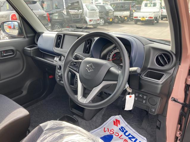 アルト L 4WD 届出済未使用車 バックアイカメラ・スズキコネクト対応通信機装着車 クリアランスソナー レーンアシスト 衝突被害軽減システム オートライト 電動格納ミラー 前席左右シートヒーター CVT ABS オーディオレス(14枚目)