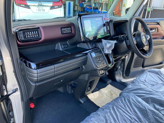 スペーシアカスタム ハイブリッドXSターボ 4WD 届出済未使用車 全周囲カメラ 両側電動スライドドア ナビ TV クリアランスソナー アダプティブクルーズコントロール レーンアシスト 衝突被害軽減システム オートハイビーム LEDヘッドランプ スマートキー(31枚目)