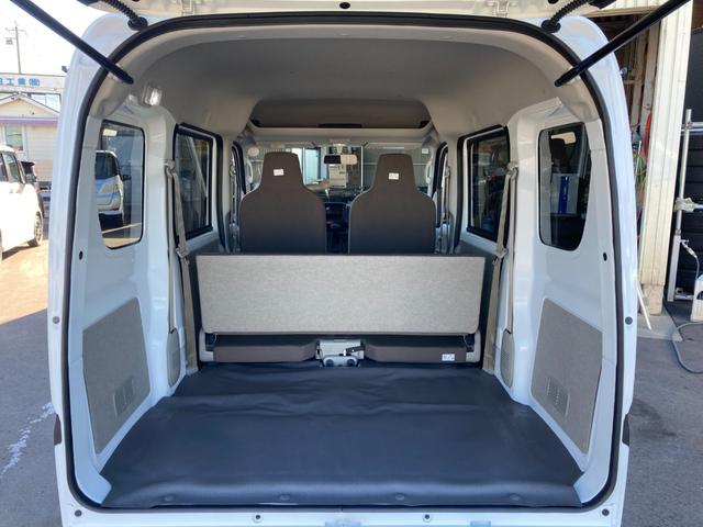 エブリイ PA 4WD 両側スライドドア クリアランスソナー オートライト 届出済未使用車 4A/T ABS ESC エアバック 衝突安全ボディ エアコン パワーステアリング ルーフコンソール LEDルームランプ(36枚目)