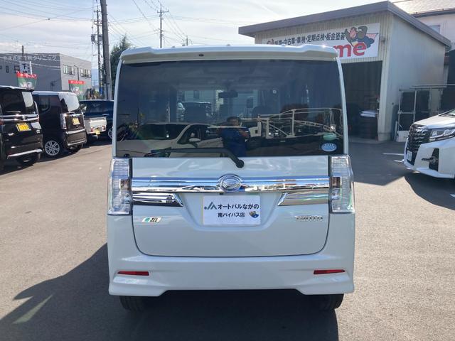 タント カスタムRS スマートセレクションSA 4WD 純正8インチナビ バックカメラ フロントドライブレコーダー 両側電動スライドドア スマートアシスト オートライト LEDヘッドランプ スマートキー スペアキー エコアイドル 後席サンシェード(6枚目)