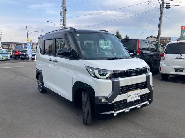デリカミニ T プレミアム 4WD マルチアラウンドモニター 9インチナビ 前後ドライブレコーダー ETC 両側電動スライドドア アダプティブクルーズコントロール 衝突被害軽減システム オートハイビーム LEDヘッドランプ・フォグランプ スマートキー スペアキー(3枚目)
