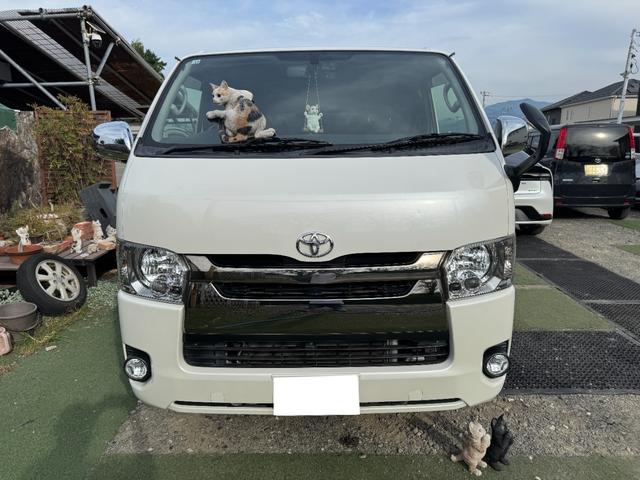 レジアスエースバン スーパーＧＬ　ダークプライム　１オーナー／４ＷＤ／ディーゼル／プッシュスタート／両側パワスラ／寒冷地仕様／バックモニター／ＡＣ１００Ｖ／助手席エアバック／ＬＳＤ／パナソニックナビ／ドライブレコーダー／ＥＴＣ２．０／リヤフィルム施工（2枚目）