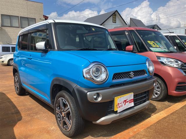 ハスラー X セキュリティ スマートキープッシュスタート フルタイム4WD フルフラットシート 横滑り防止システム パワーステアリング パワーウィンドー ベンチシート 前席シートヒーター キーフリー 衝突安全ボディ(6枚目)