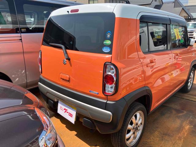 ハスラー Ｇターボ　４ＷＤ　ナビ　ＴＶ　衝突被害軽減システム　スマートキー　アイドリングストップ　電動格納ミラー　シートヒーター　ベンチシート　ＣＶＴ　盗難防止システム　ＡＢＳ　ＥＳＣ　アルミホイール　衝突安全ボディ（22枚目）