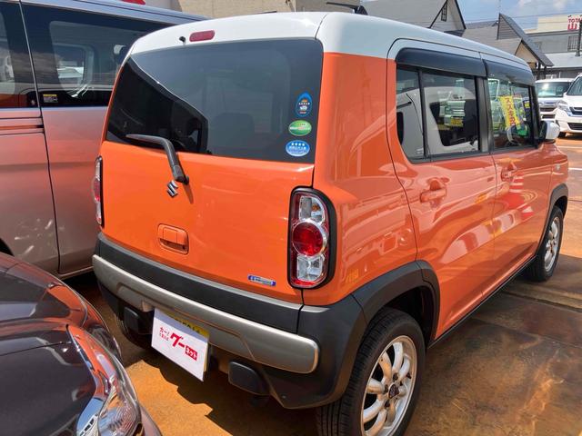 ハスラー Ｇターボ　４ＷＤ　ナビ　ＴＶ　衝突被害軽減システム　スマートキー　アイドリングストップ　電動格納ミラー　シートヒーター　ベンチシート　ＣＶＴ　盗難防止システム　ＡＢＳ　ＥＳＣ　アルミホイール　衝突安全ボディ（23枚目）