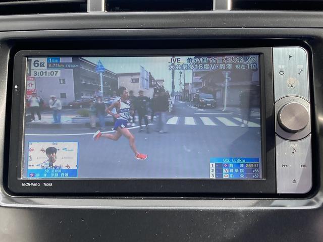 プリウスアルファ G Sキー ETC ナビ フルセグ CD DVD Bluetooth Bカメラ フォグ アルミ(14枚目)