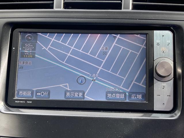 プリウスアルファ G Sキー ETC ナビ フルセグ CD DVD Bluetooth Bカメラ フォグ アルミ(16枚目)