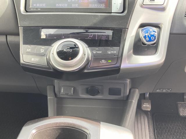 プリウスアルファ G Sキー ETC ナビ フルセグ CD DVD Bluetooth Bカメラ フォグ アルミ(20枚目)