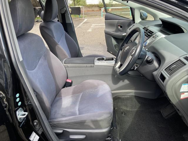 プリウスアルファ G Sキー ETC ナビ フルセグ CD DVD Bluetooth Bカメラ フォグ アルミ(23枚目)