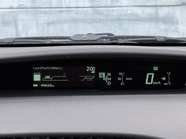 プリウス Ｓ　ＬＥＤエディション　自社　ローン　対応　ｉｓｔｏｐ　Ｓキー　ＥＴＣ　ナビ　　ワンセグ　ＣＤ　ＤＶＤ　Ｂｌｕｅｔｏｏｔｈ　ＬＥＤ　アルミ（18枚目）