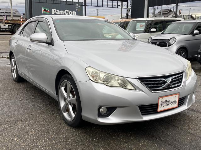 マークＸ ２５０Ｇ　Ｆｏｕｒ　自社　ローン　対応　４ＷＤ　Ｓキー　ＥＴＣ　ナビ　フルセグ　ＣＤ　ＤＶＤ　Ｂカメラ　フォグ　アルミ（8枚目）