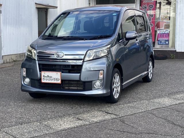 ムーヴ カスタム　Ｘ　ＳＡ　Ｓキー　ｉｓｔｏｐ　ナビ　ワンセグ　ＣＤ　ＤＶＤ　フォグ　ＨＩＤ　アルミ　エアロ（6枚目）