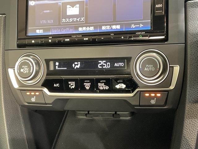 シビック セダンホンダセンシング ドラレコ LEDヘッド 前席シートヒーター スマートキー クルーズコントロール ターボ DVD再生 サイドエアバック ETC ESC ナビTV オートエアコン エアバッグ(26枚目)