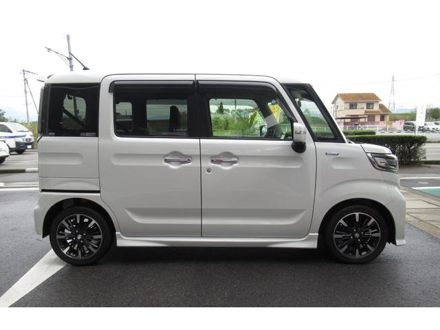 スペーシアカスタム ハイブリッドXSターボ ナビ(CD・DVD・Bluetooth・TVフルセグ)、全方位カメラ、ETC、運転席シートヒーター、両側スライドドア、パークディスタンスコントロール、クルーズコントロール、衝突軽減ブレーキ(4枚目)