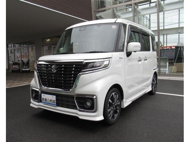 スペーシアカスタム ハイブリッドXSターボ ナビ(CD・DVD・Bluetooth・TVフルセグ)、全方位カメラ、ETC、運転席シートヒーター、両側スライドドア、パークディスタンスコントロール、クルーズコントロール、衝突軽減ブレーキ(7枚目)