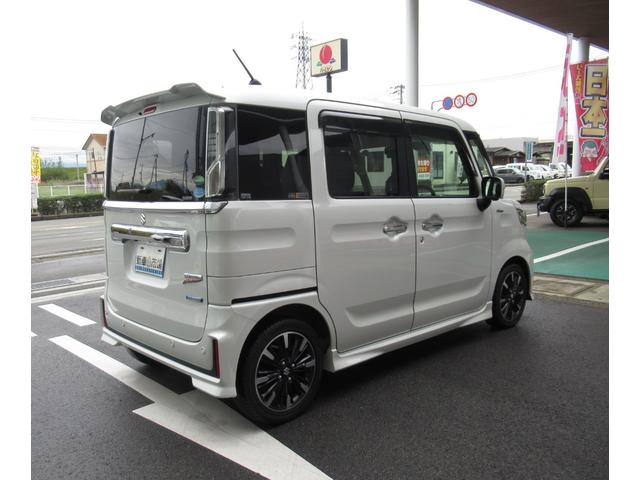 スペーシアカスタム ハイブリッドXSターボ ナビ(CD・DVD・Bluetooth・TVフルセグ)、全方位カメラ、ETC、運転席シートヒーター、両側スライドドア、パークディスタンスコントロール、クルーズコントロール、衝突軽減ブレーキ(8枚目)