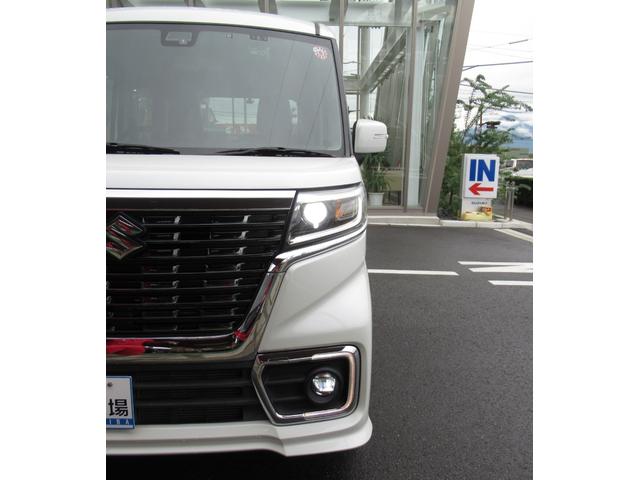 スペーシアカスタム ハイブリッドXSターボ ナビ(CD・DVD・Bluetooth・TVフルセグ)、全方位カメラ、ETC、運転席シートヒーター、両側スライドドア、パークディスタンスコントロール、クルーズコントロール、衝突軽減ブレーキ(22枚目)