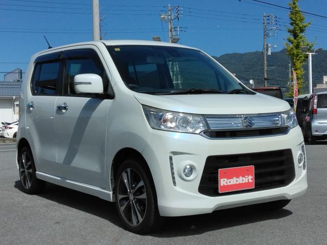ワゴンＲスティングレー Ｔ　ワンオーナー・社外ナビ・バックカメラ・パドルシフト・４ＷＤ・シートヒーター（3枚目）