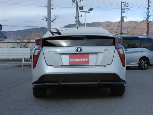 プリウス Sツーリングセレクション ワンオーナー・純正ナビ・バックカメラ・ETC・黒レザーシート・シートヒーター(7枚目)