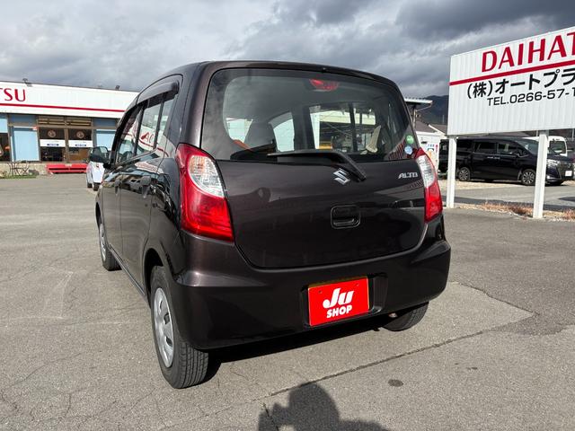 アルト F 4WD 盗難警報装置 パワーウィンドー Wエアバック エアーバッグ キーレスキー AC PS 衝突安全ボディ ABS(6枚目)