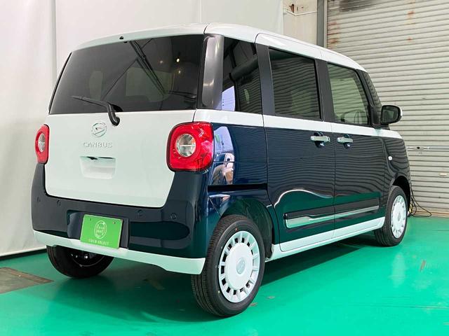 ムーヴキャンバス ストライプスＧ　４ＷＤ　スマートキー　シートヒーター　両側電動スライドドア　衝突被害軽減ブレーキ　コーナーセンサー　Ｂｌｕｅｔｏｏｔｈ　バックカメラ　アイドリングストップ　ディスプレイオーディオ　ＬＥＤ（11枚目）