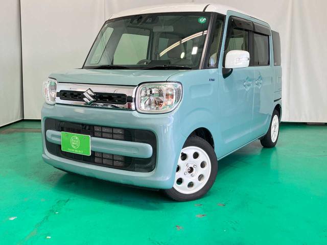 スペーシア ハイブリッドＸ　社外ナビ　Ｂｌｕｅｔｏｏｔｈ　バックカメラ　ＥＴＣ　シートヒーター　両側電動スライドドア　衝突被害軽減ブレーキ　コーナーセンサー　クルーズコントロール　ＥＳＣ　レーンキープアシスト　アイドリングストッ（2枚目）