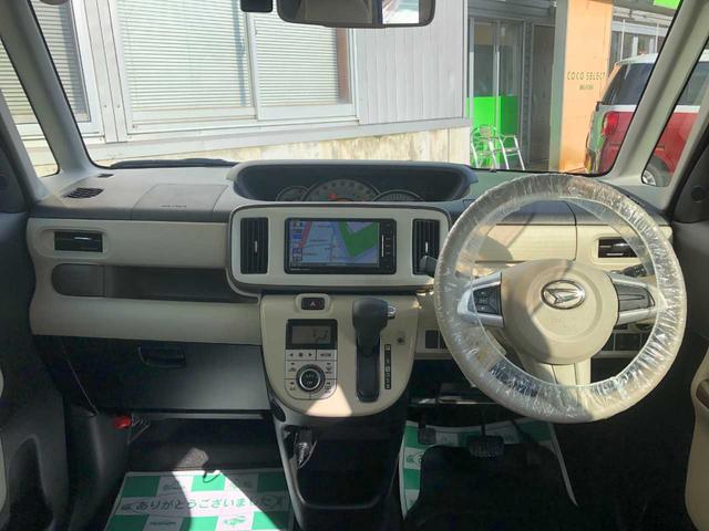 ムーヴキャンバス Gメイクアップ SAIII 4WD 社外ナビ Bluetooth 両側電動スライドドア ドライブレコーダー バックカメラ 衝突被害軽減ブレーキ オートライト アイドリングストップ ベンチシート 盗難防止装置 スマートキー 4WD(6枚目)