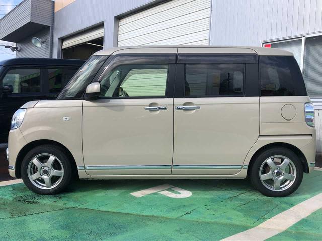 ムーヴキャンバス Gメイクアップ SAIII 4WD 社外ナビ Bluetooth 両側電動スライドドア ドライブレコーダー バックカメラ 衝突被害軽減ブレーキ オートライト アイドリングストップ ベンチシート 盗難防止装置 スマートキー 4WD(10枚目)