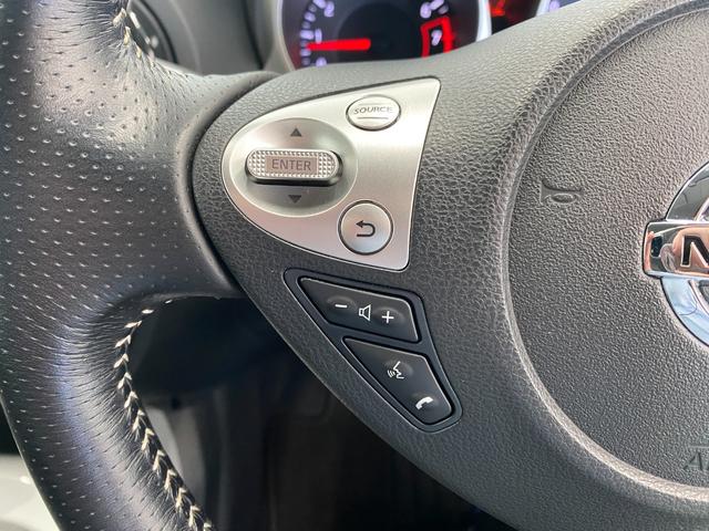 ジューク １６ＧＴ　ＦＯＵＲ　プレミアムホワイトパッケージ　４ＷＤ　ターボ　バックモニター　ＥＴＣ　純正ＨＤＤナビ　ＣＤ　ＤＶＤ　フルセグＴＶ　ハーフレザーシート　シートヒーター　寒冷地仕様　盗難防止装置　フォグ　オートライト（24枚目）