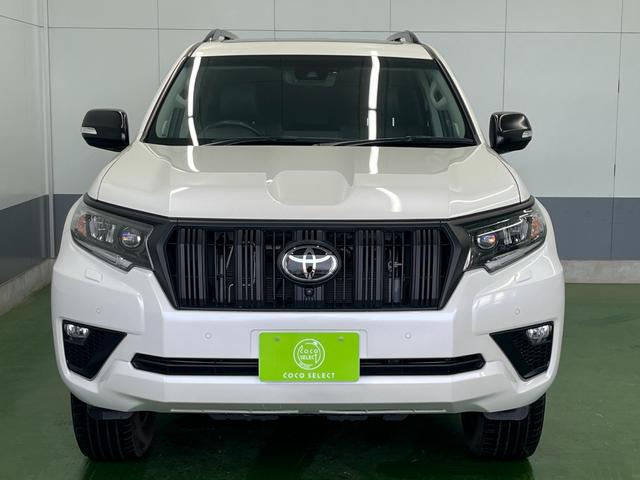 ランドクルーザープラド TX Lパッケージ マットブラックエディション 4WD サンルーフ ルーフレール 全方位モニター ETC2.0 純正メモリナビ Bluetooth USB Aクルコン 本革 Sヒーター Sクーラー スマートキー フォグ オートLEDライト(3枚目)
