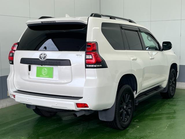 ランドクルーザープラド TX Lパッケージ マットブラックエディション 4WD サンルーフ ルーフレール 全方位モニター ETC2.0 純正メモリナビ Bluetooth USB Aクルコン 本革 Sヒーター Sクーラー スマートキー フォグ オートLEDライト(6枚目)