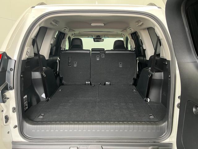 ランドクルーザープラド TX Lパッケージ マットブラックエディション 4WD サンルーフ ルーフレール 全方位モニター ETC2.0 純正メモリナビ Bluetooth USB Aクルコン 本革 Sヒーター Sクーラー スマートキー フォグ オートLEDライト(52枚目)