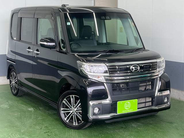 タント カスタムRS トップエディションSAIII 4WD ターボ 両側電動スライドドア バックモニター 純正SDナビ Bluetooth CD DVD フルセグTV スマートキー アイドリングストップ 衝突軽減ブレーキ ベンチシート フォグ LED(4枚目)