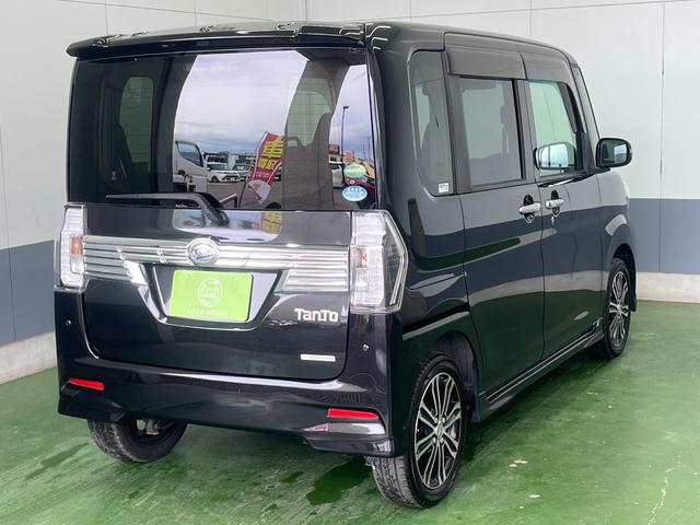タント カスタムRS トップエディションSAIII 4WD ターボ 両側電動スライドドア バックモニター 純正SDナビ Bluetooth CD DVD フルセグTV スマートキー アイドリングストップ 衝突軽減ブレーキ ベンチシート フォグ LED(6枚目)