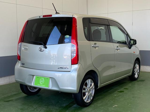 ムーヴ L SA 4WD CDプレイヤー AUX接続 キーレス アイドリングストップ 衝突軽減ブレーキ 社外14インチアルミホイール 盗難防止装置 エアコン パワーウィンドウ 電動格納ドアミラー(6枚目)