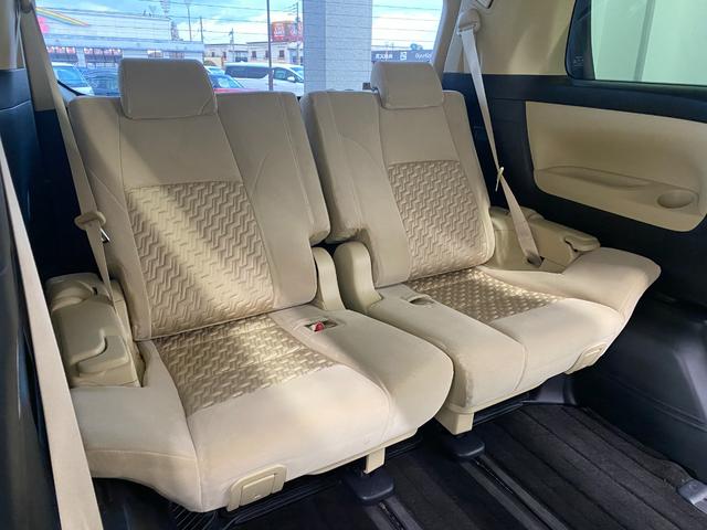 ヴェルファイア 2.5X 4WD 3列 両電スラ 後席モニター ETC 社外SDナビ Bluetooth CD DVD フルセグTV クルコン スマートキー Aストップ ウォークスルー フルフラット フォグ オートLED(14枚目)