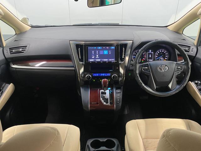 ヴェルファイア 2.5X 4WD 3列 両電スラ 後席モニター ETC 社外SDナビ Bluetooth CD DVD フルセグTV クルコン スマートキー Aストップ ウォークスルー フルフラット フォグ オートLED(16枚目)