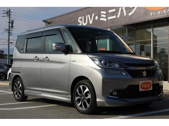 ハイブリッドMV 4WD 両側電動スライドドア LEDヘッドランプ ナビ&フルセグTV スマートキー アイドリングストップ バックカメラ ETC ナノイーオートエアコン シートヒーター DVD再生 純正フロアマット(3枚目)