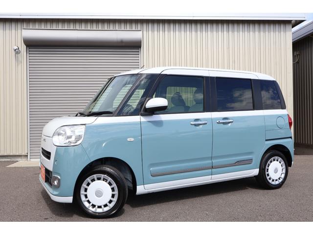 ムーヴキャンバス ストライプスＧ　届出済未使用車　４ＷＤ　バックカメラ　両側電動スライドドア　ナビ　ＴＶ　クリアランスソナー　衝突被害軽減システム　オートライト　ＬＥＤヘッドランプ　スマートキー　アイドリングストップ　電動格納ミラー（12枚目）