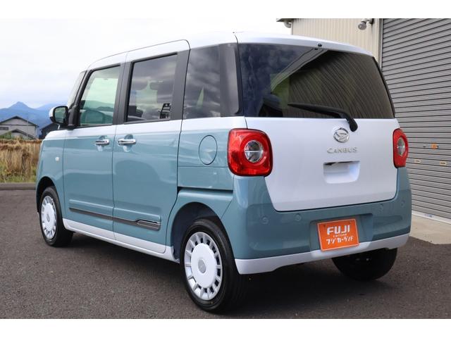 ムーヴキャンバス ストライプスＧ　届出済未使用車　４ＷＤ　バックカメラ　両側電動スライドドア　ナビ　ＴＶ　クリアランスソナー　衝突被害軽減システム　オートライト　ＬＥＤヘッドランプ　スマートキー　アイドリングストップ　電動格納ミラー（18枚目）