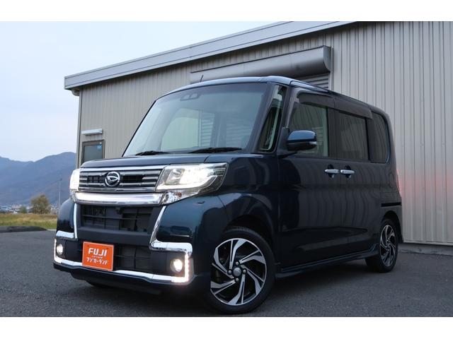 タント カスタムRS トップエディションVS SAIII ターボ ハーフレザー 4WD ETC 全周囲カメラ 両側電動スライドドア ナビ TV クリアランスソナー 衝突被害軽減システム オートマチックハイビーム オートライト LEDヘッドランプ スマートキー(12枚目)
