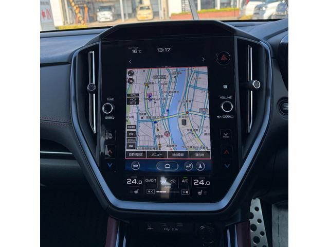 レヴォーグ STIスポーツ EX 4WD STIスポーツEX 新品タイヤ/保証書/純正 SDナビ/衝突安全装置/シートヒーター/車線逸脱防止支援システム/シート フルレザー/パーキングアシスト/電動バックドア 革シート(15枚目)