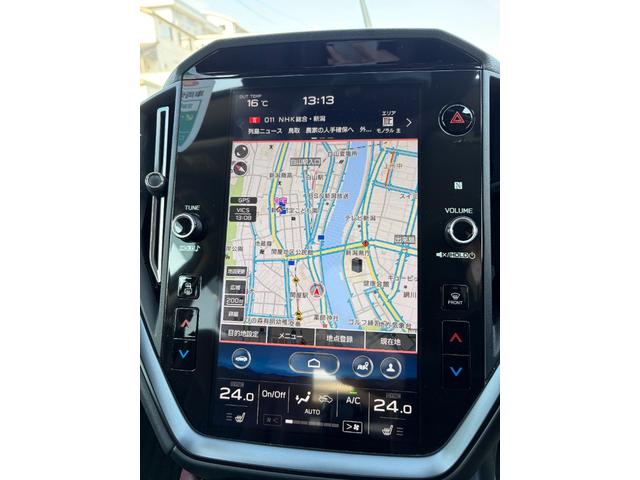 レヴォーグ STIスポーツ EX 4WD STIスポーツEX 新品タイヤ/保証書/純正 SDナビ/衝突安全装置/シートヒーター/車線逸脱防止支援システム/シート フルレザー/パーキングアシスト/電動バックドア 革シート(17枚目)